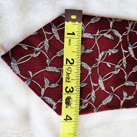 Balenciaga Vtg Flowing Feathered Tie - Picture 6 of 9